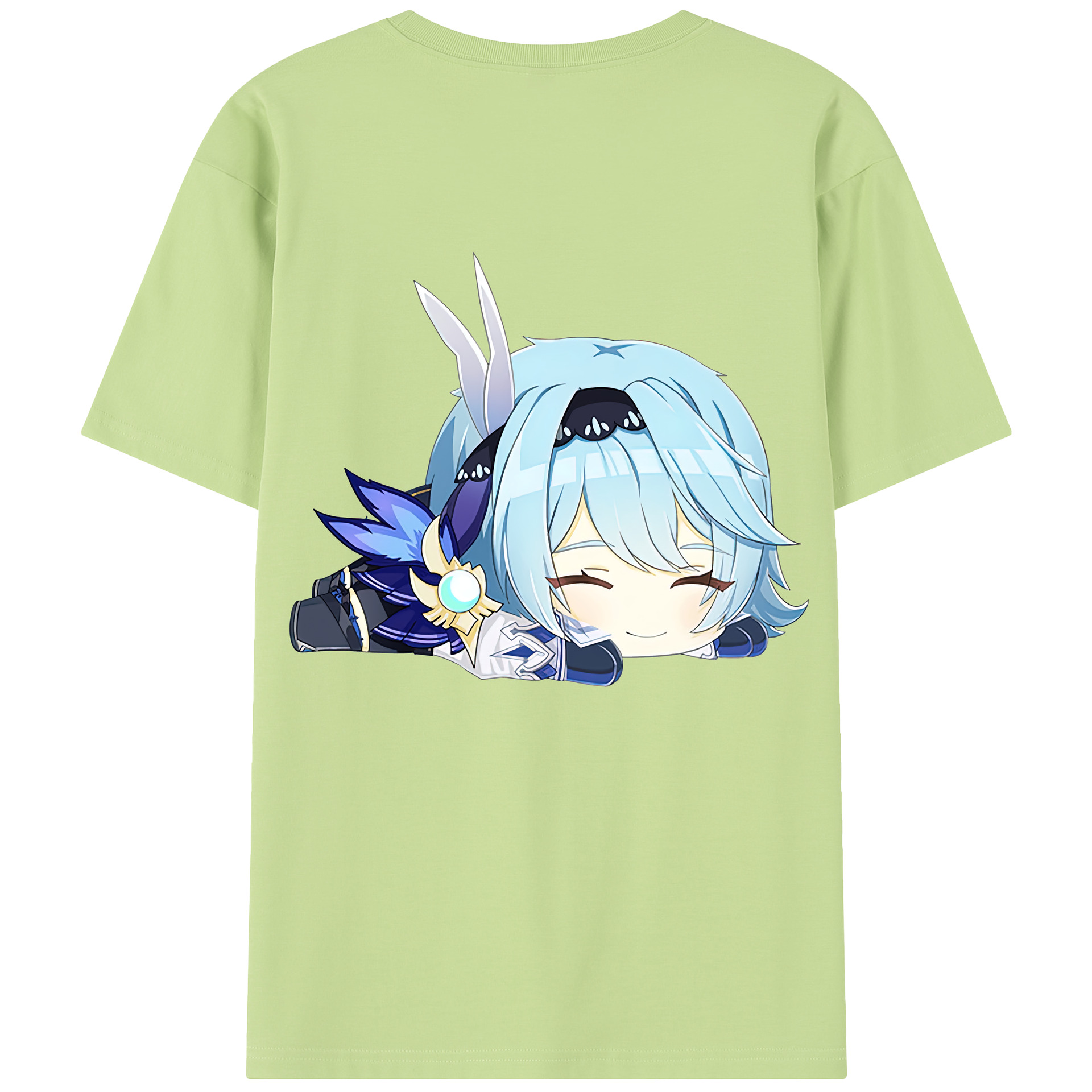 げんし神 优菈 ゆうら genshin Yūra 綿100％半袖Tシャツ（背面プリント）